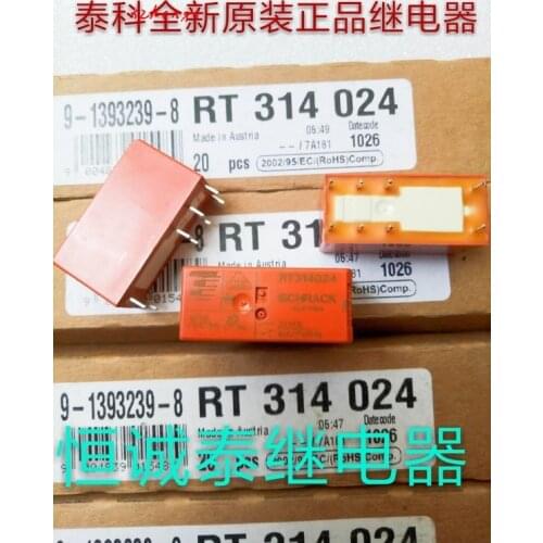 RT314024 24VDC 16A Power Relay 8 Feet Import new original