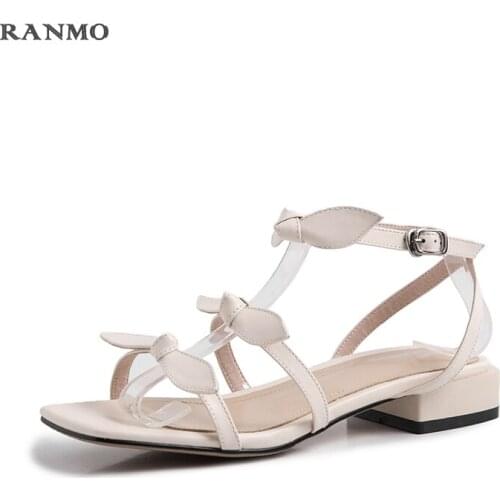 Ladies Sandals Summer 2021 Fashion Ladies Sandals Simple Comfortable Sandal Dating Sandal Shoes Low Heel Shoes Leather Shoes