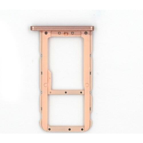 DUAL SIM Micro SD Card Tray Holder Slot Replacement for Huawei P20 lite Nova 3e(Pink)