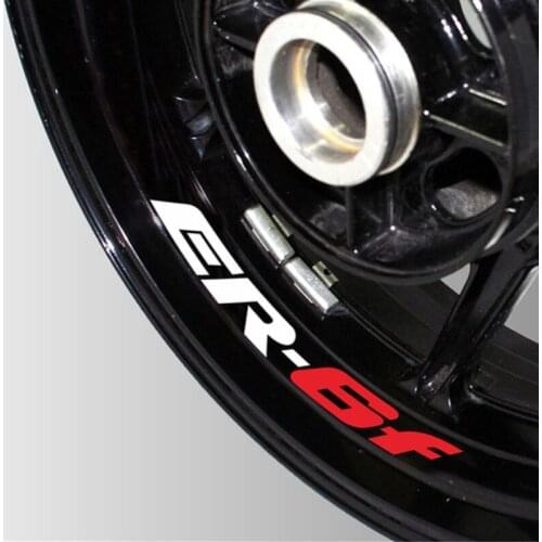 Motorcycle Reflective wheel Tire logo creative stickers rim inner Decorative waterproof decals for kawasaki er6f ER-6F