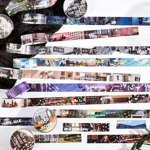 1 Roll City Graffiti Collage Literary Foundation Hand Account Growth Manual Book Decoration