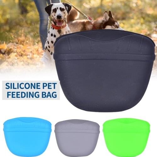 1PCS Treat Snack Bait Dogs Obedience Agility Outdoor Feed Storage Pouch Puppy Food Reward Waist Bags Portable Pet Walk Training