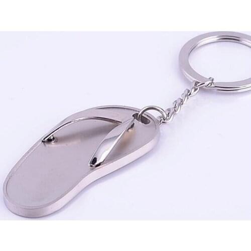 20 pieces/lot) Hot Sale Beach Slipper Keychain World Cup Flip Flops Key Chain Souvenirs Key Ring Business Promotion Gift KC023