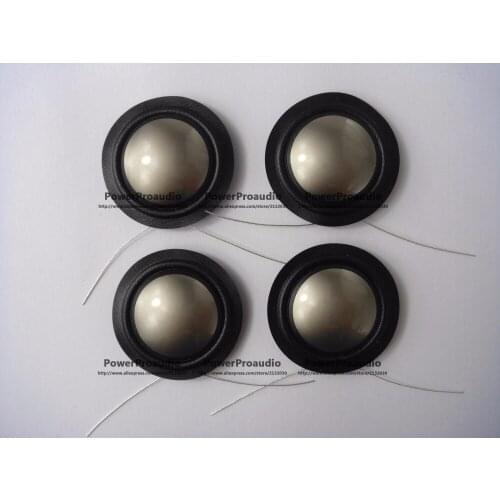 4pcs 25.4mm 25.5mm (1") silk+Titanium diaphragm dome Tweeters voice coil menbrance 8ohm