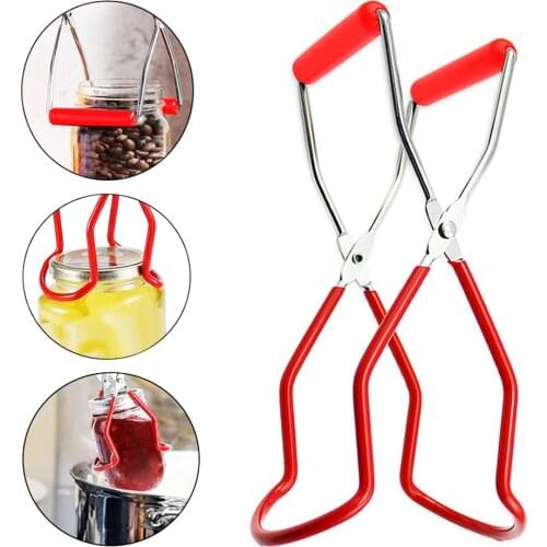 6Pcs Household Kitchen Anti-scalding Tools Set Jar Lid Clamp Clip Lifter Pliers for Canned Bottles