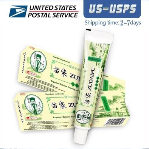 60Pcs with Box Zudaifu Skin Psoriasis Cream Dermatitis Eczematoid Eczema Ointment Treatment Psoriasis Skin Care Cream