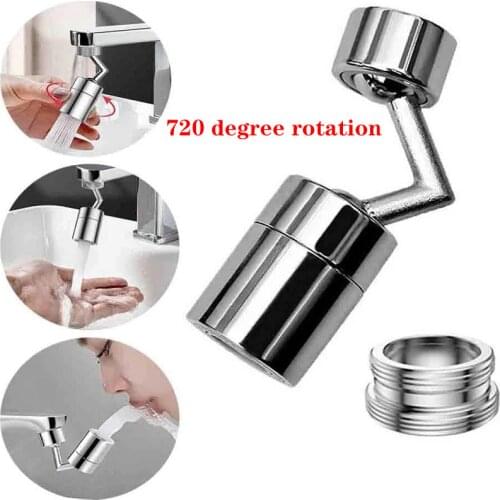 720 Degree Innovative Rotatable Filter Faucet, Universal Water-saving Nozzle, Removable Kitchen Faucet with 4-layer Mesh Filter