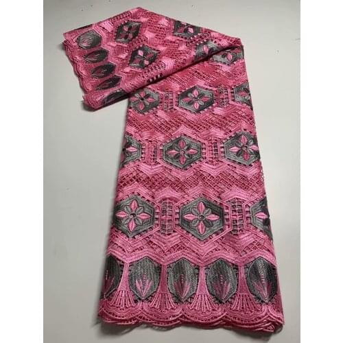 African lace fabric 2021 high quality lace royal blue french african guipure lace cord lace with stones for wedding 5yards