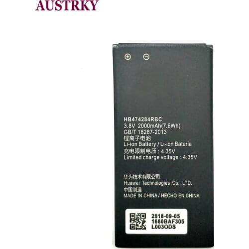 New HB474284RBC 3CLite Battery For Huawei Honor 3C Lite G615 G620 C8816 C8816D C8817L Phone 2000mAh Battery