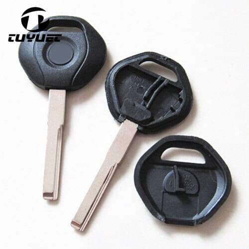 Car Key Fob Case Transponder Key Shell For Mercedes For Benz Replacement Blank Cover 2 Track HU64 Blade