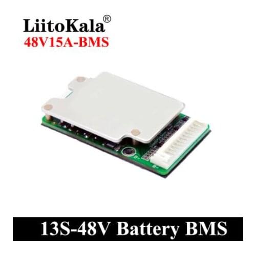 E-bike battery 13S 48V Li-ion Lithium Cell 15A 18650 Battery Protection BMS PCB Board Balance