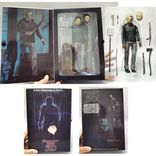 Friday Figure Part3 3D Jason Action FiguresToy Model Collectible Christmas Gift 18CM