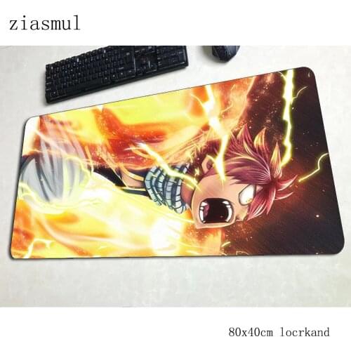Fairy tail mouse pad 80x40cm gaming mousepad anime esports office notbook desk mat New arrival padmouse games pc gamer mats
