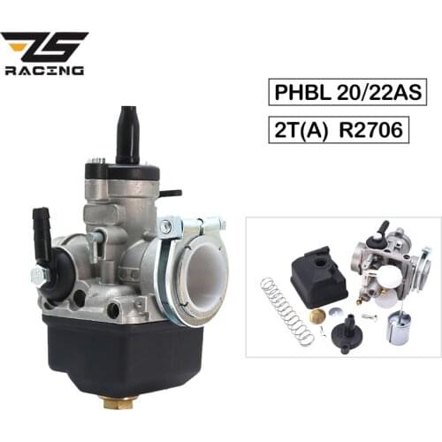 ZS Racing 20mm 22mm Carburetor Dellorto PHBL 20AS/22AS 2T(A) R2706/R2707 For the Biland 250 Tiger Cub 2 stroke motorcycles