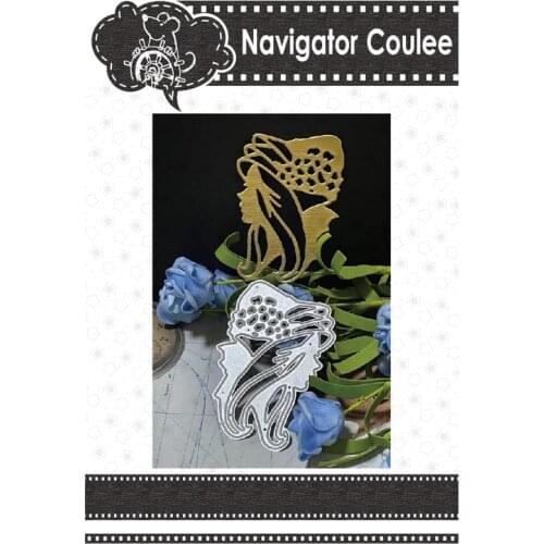 Metal cutting mold girl avatar graffiti scrapbook crafts stamp DIY decoration greeting card embossed paper card making 2021