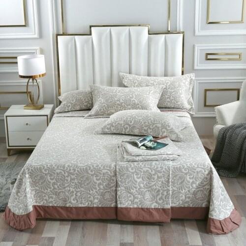 Soft Comfortable Jacquard Cotton Bedspread Coverlet Bed Cover Set Blanket Bedsheet Bed Linen Pillowcase Home Textile