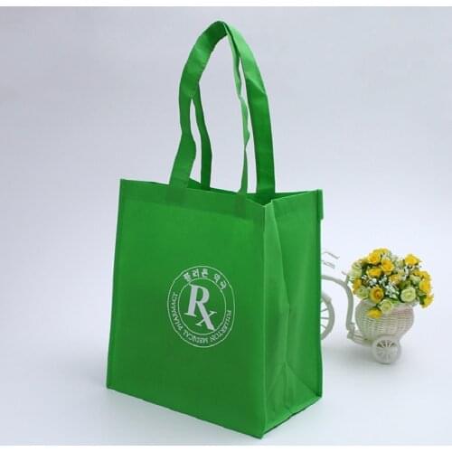 High Quality Ecological PP Non Woven Bags with Printing Customized Logo Reusable Clothing Shoes Grocery Fabric Shopping Handbag