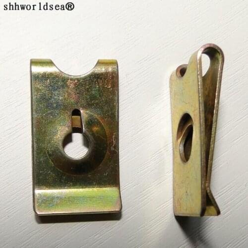 Shhwoldsea 100 Pcs/Lot auto nut bolts U nuts for U-Type Clip