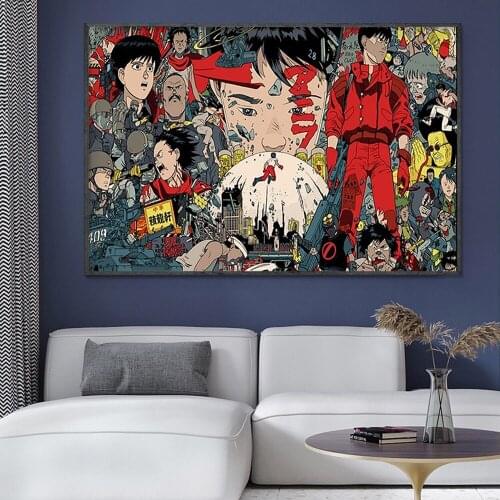 SP015 Silk Cloth Wall Poster Akira Animation Art Home Decoration Gift