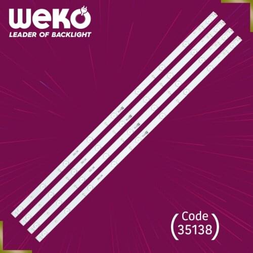 TV LED BAR -GJ-DLEDII P5-400-D409-V7 - 01J26-2 17 8*798*1.0MM - 80 CM WITH 9 LEDS TOTAL 4 PCS