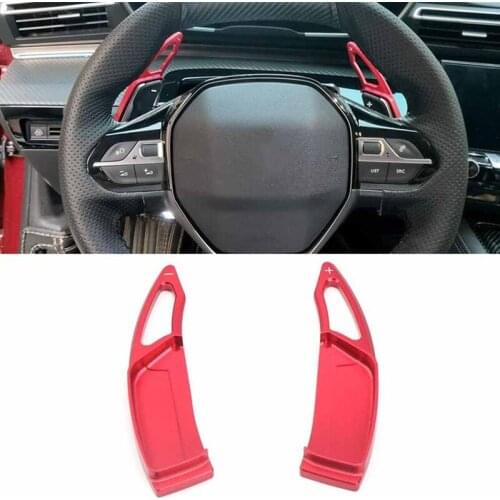 Car Steering Wheel Shift Paddles Extension for Peugeot 3008 5008 GT 2017-2019