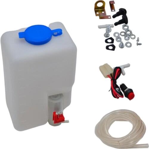 12V Universal Auto Washer Pump Bottle Window Cleaning Windshield Washer
