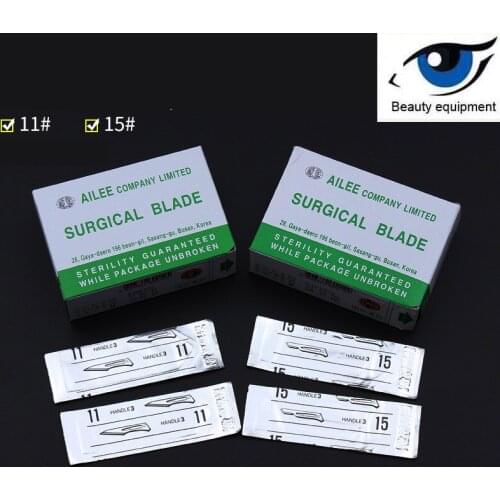 South Korea imported Aili AILEE carbon steel blade sterile stainless steel 11 # 15