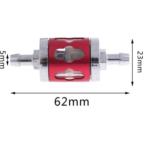 New 1pc Motorcycle Gas Fuel Filter Fits 8mm 1/4'' Inline Universal Hose Filters