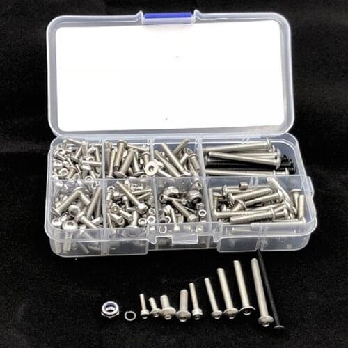 370pcs/set Stainless Steel 85076-4 RC model Car Screws Kit For 1/7 RC Car Traxxas UDR Unlimited Desert Racer Repair Tool Parts