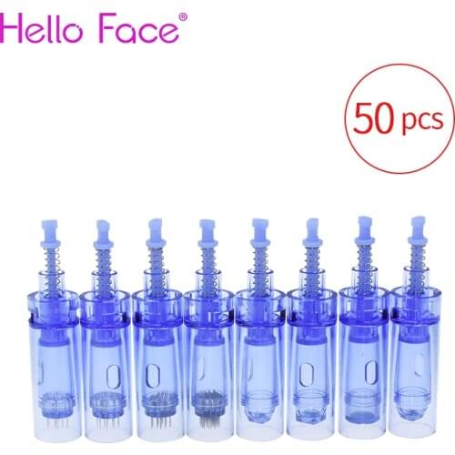 50 pcs Microneedle Electric Derma Pen Disposable Needles Bayonet Nano Cartridge For Auto Dr Pen A1 Tattoo Needle Tip