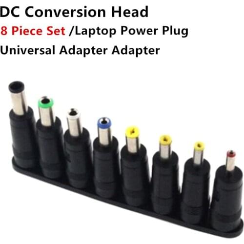 8pcs/set 5.5mm X 2.5mm/5.5mm X 2.1mm Universal Male Jack Connector DC Power Adapter Connectors