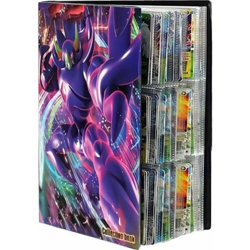 Pokemon Album 9 Pocket 432Pcs Game VMAX GX Card Holder Binder Cartoon Cards Map Book Collection Folder Loaded List Kids Gift Toy