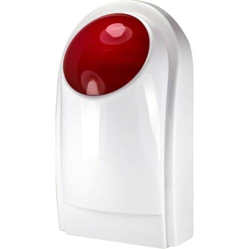 Mini Alarm Horn Strobe Sensor 433mhz Wireless Strobe Siren for GSM Standalone Hotel Home Security Alarm Panel System