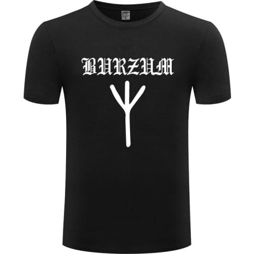 Burzum Rune Rock Music Mens T-Shirt T Shirt Men Summer New Short Sleeve O Neck Cotton Casual Top Tee