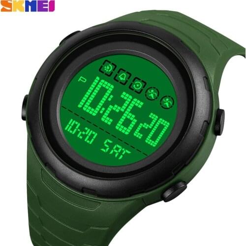 SKMEI Fashion Causal Sports Men’s Watches LED Light Dual Time Military Chrono Waterproof Digital Wristwatches Reloj Hombre Clock
