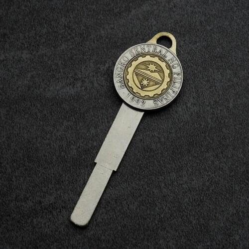 Motorcycle Retro Coin Key Case Key Head Handwork Apply for Loncin Voge 200ac 300ac 180rr 500r with Uncut Key