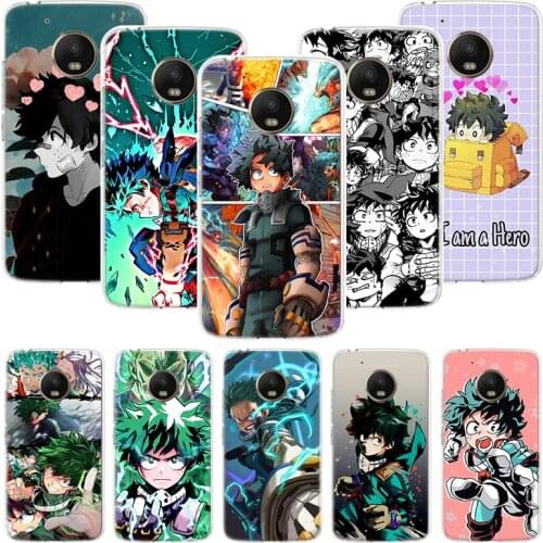 My Hero Academia Izuku Deku Phone Case For Motorola Moto G9 G8 G7 G6 G5 E6 E5 E4 Plus Play Power One Action Macro Coque Cover Ca