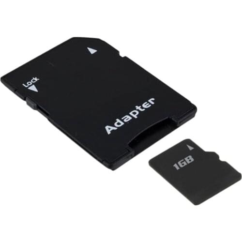 31*23*2mm Black Full Size Lockable to Protect Contents 10pcs TF T-Flash Trans-flash Card to Memory Card Convert Adapter