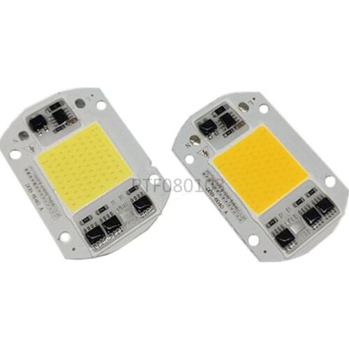 DIY LED COB Bulb Chip 30W 50W LED Chip 110V 220V Input Smart IC Fit For DIY LED Flood Light Cold White Warm White Street Lamp
