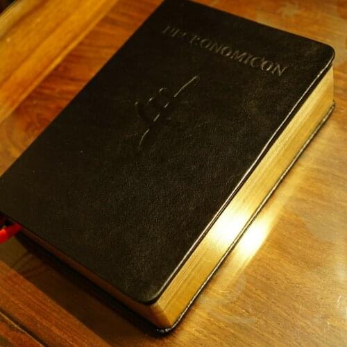 Cosmile Cthulhu Mythos Necronomicon Libris Mortis Diary Book Mark Notebook PU Gift Cosplay Limited Gift