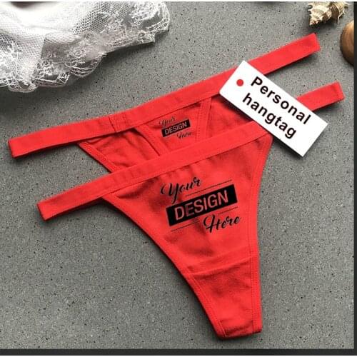 D155 Customized Thongs Red