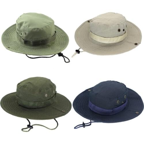Outdoor Climbing Fishing Tourism Dual Purpose Men Large Brim Fisherman Hat