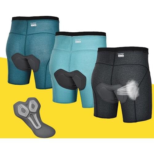 Breathable Mens cycling shorts Mens Underpants Cycling Underwear 3D Pad Shockproof Bicycle Underpant MTB Road Bike Underwear
