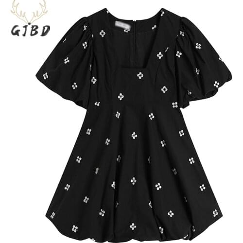 Черные летние платья GJBD China At AliExpress