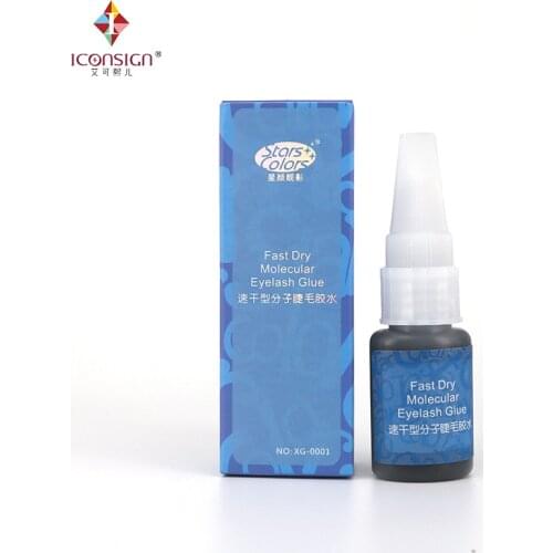 ICONSIGN 10-15 seconds Fast Dry Molecular Eyelash Glue False Eyelashes Gule Low Odor hold 4 to 5 weeks eyelash extension tools