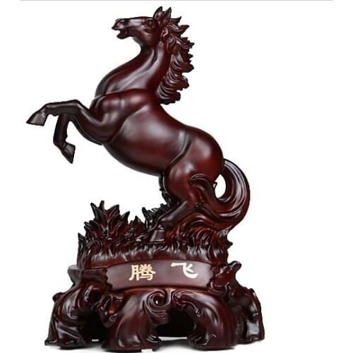 Jumping horse artcraft resin horse 17x11x26cm ornaments,furnishings office desk decoration business gift a2366
