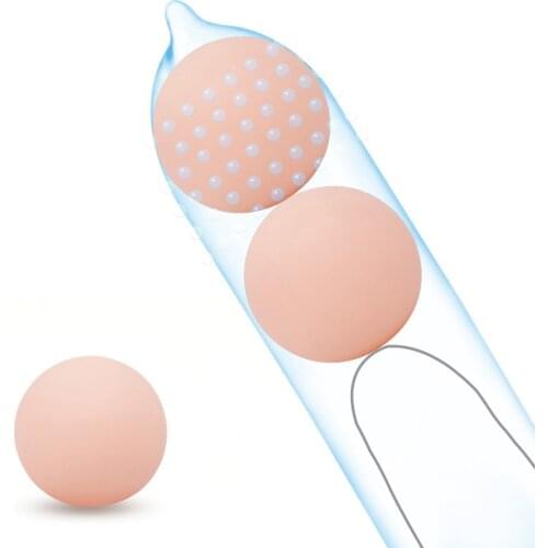 Penis Massager Elastic Balls Flirting Male Penis Extender Beads G Spot Adult No Vibrators Sex Toys For Men Women Sex Products