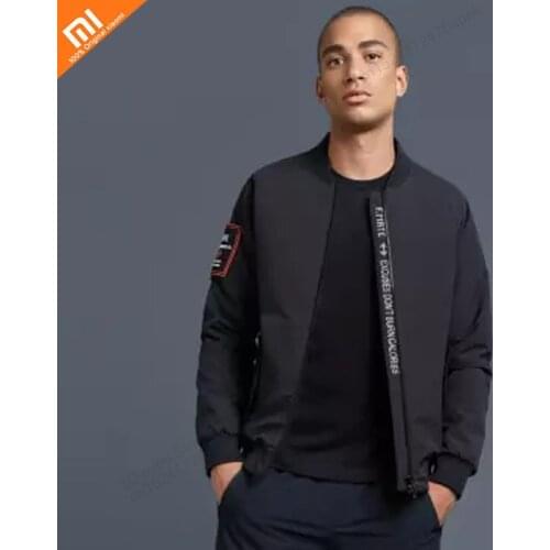 Youpin PU leather mens jacket windproof warm jacket street fashion mens jacket hooded detachable fashion motorcycle jacket