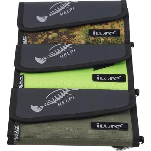 Soft Fishing Bag With Artificial Baits In Waterproof Canvas With Sequins Bait Bag Equipment Bag