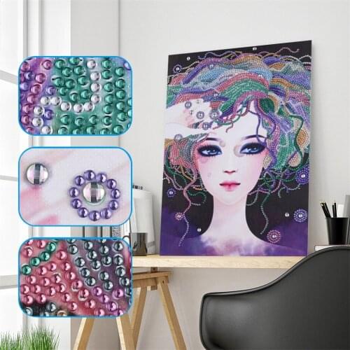DIY Crafts Special Shaped Diamond Painting 5D Beauty Girl Diamond Art Embroidery Kits Home Wall Decoration New Arrivals Cuadros